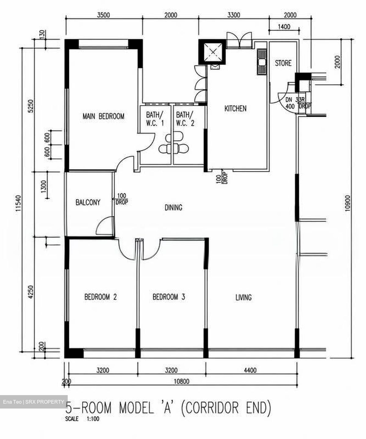 Blk 103 Jalan Rajah (Toa Payoh), HDB 5 Rooms #562829921